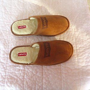 Levi's Microsuede Comfort Memory Sole Scruff Slipper Shoes